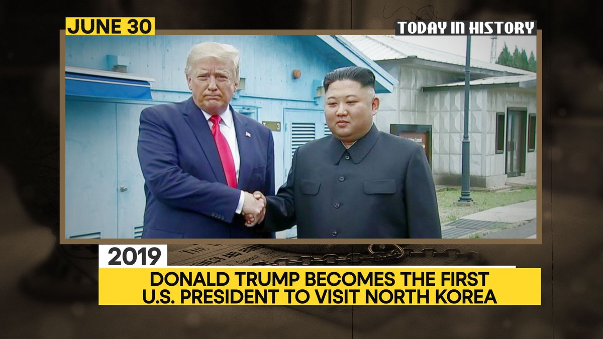 #TodayInHistory | 2019: Donald Trump becomes the first US President to visit North Korea