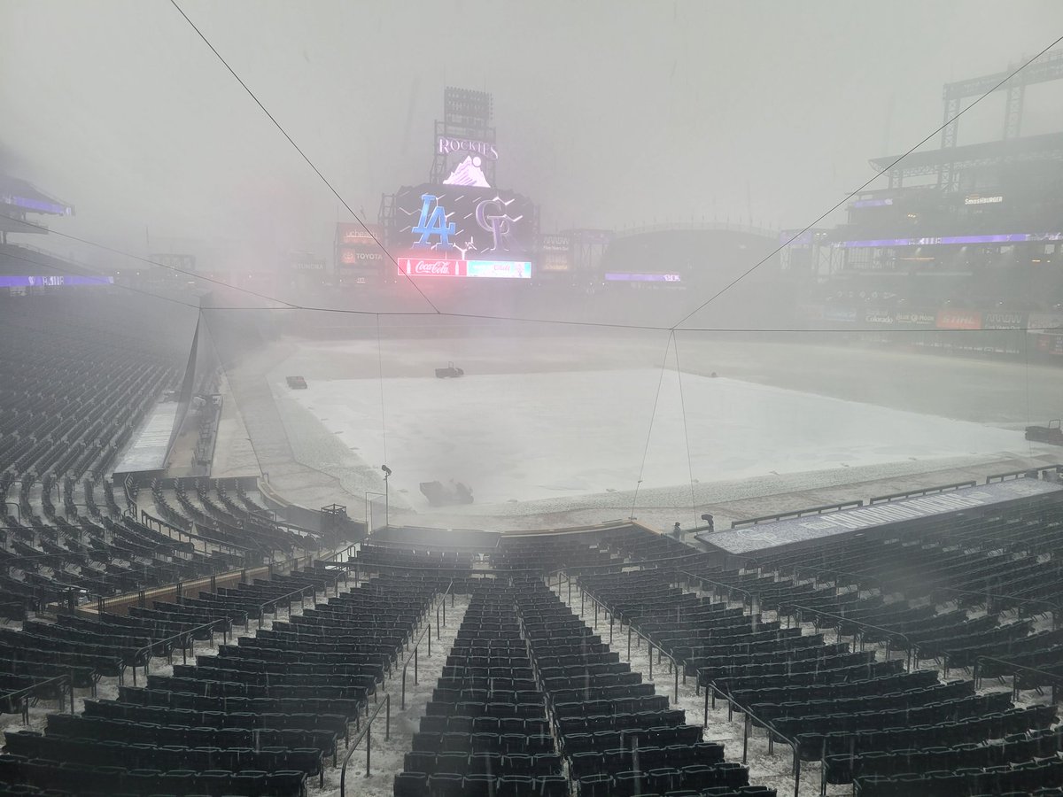 MannyOnMLB's tweet photo. How it started, how it's going, etc.

Tremendous work by the Coors Field grounds crew. https://t.co/LTo36ozz2M