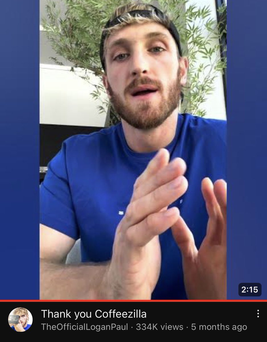 coffeebreak_YT's tweet image. Logan Paul really is the type of dude to thank you when you expose his scam, then block you when you remind him to pay up.