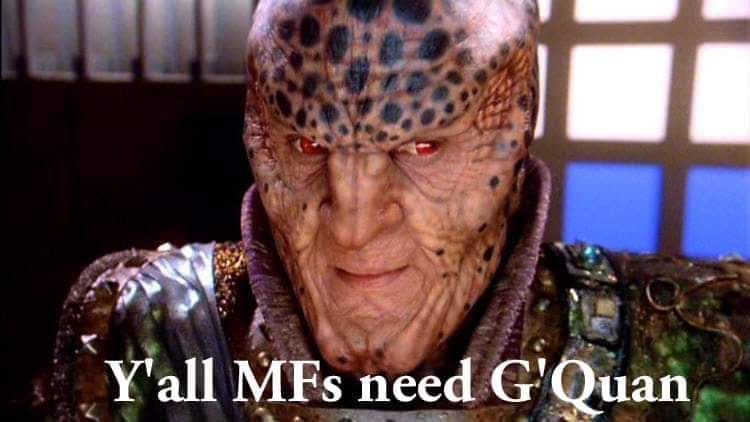 We received this from one our Facebook group members. We don't disagree. #Babylon5