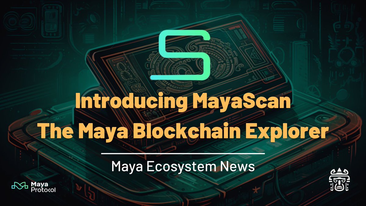 MayaTribeNFT's tweet photo. Exciting news for the #MayaTribe🍫

Introducing @MayaScan_org  - the new blockchain explorer designed for the Maya Ecosystem. Get ready to navigate @Maya_Protocol with ease. 

Stay informed and be a part of the next big leap in blockchain exploration:
https://t.co/kB8YAzy0Ap