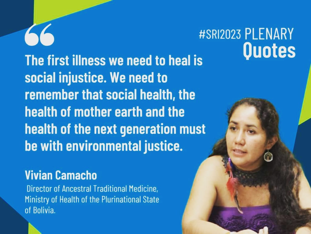 #SustainableAction  #SRI2023 #Panamá  sricongress.org 
#DraViviCamacho #Bolivia presente! 🤩