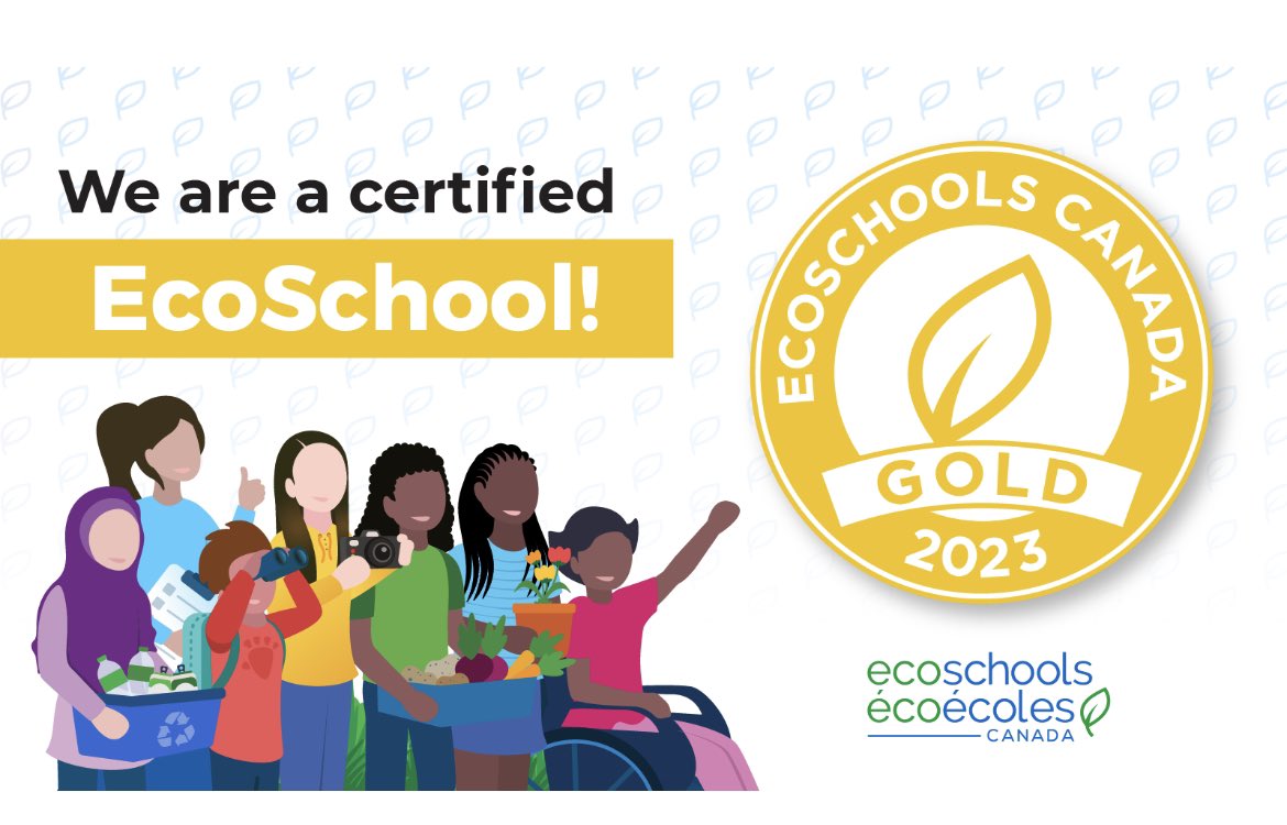 We also finished the year at Sinclair with GOLD certification from <a href="/opheacanada/">Ophea</a> and GOLD certification from <a href="/EcoSchoolsCAN/">EcoSchools Canada</a> ! Thank you to our student leaders who made this possible! <a href="/LimestoneDSB/">Limestone District School Board</a> #Wellness #Community #Environment
