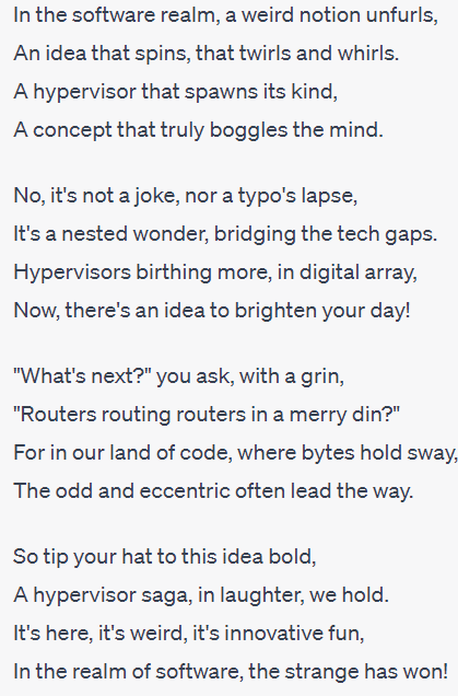 NickPassig's tweet image. #hypervisor
#TheHypervisorHypervisor