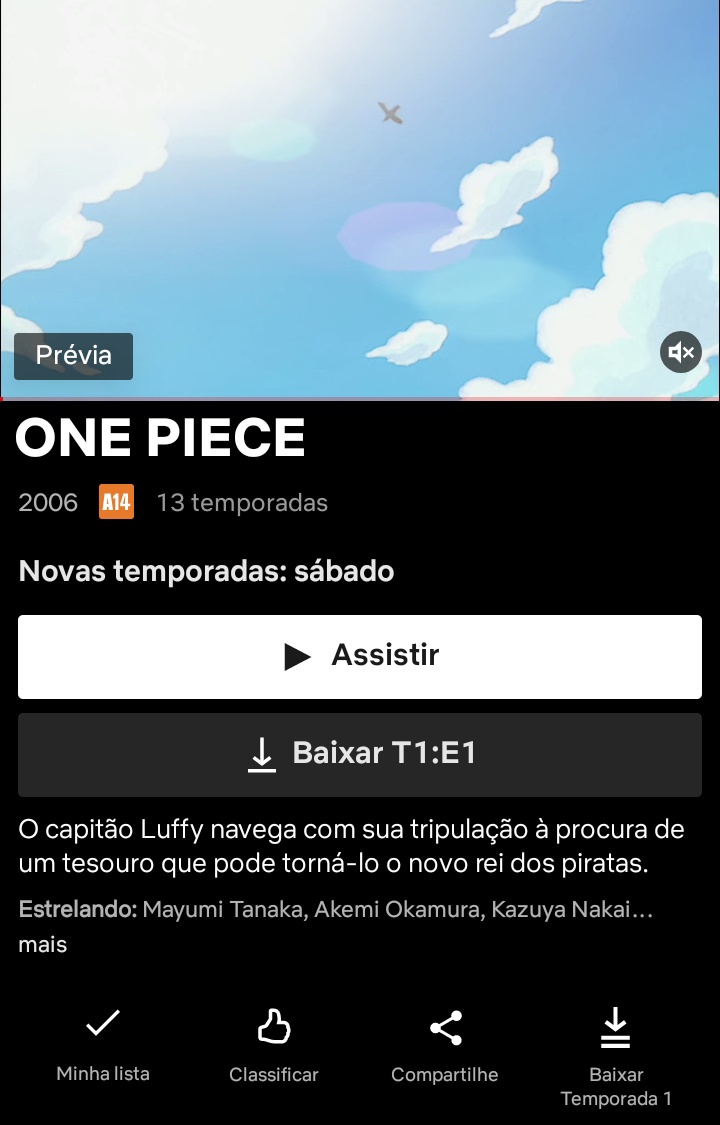 Portal Netflix BR  Fan Account on X: Os episódios 326-381 do anime One  Piece já estão disponíveis na @NetflixBrasil, com dublagem e legendas em  português. #ONEPIECE  / X