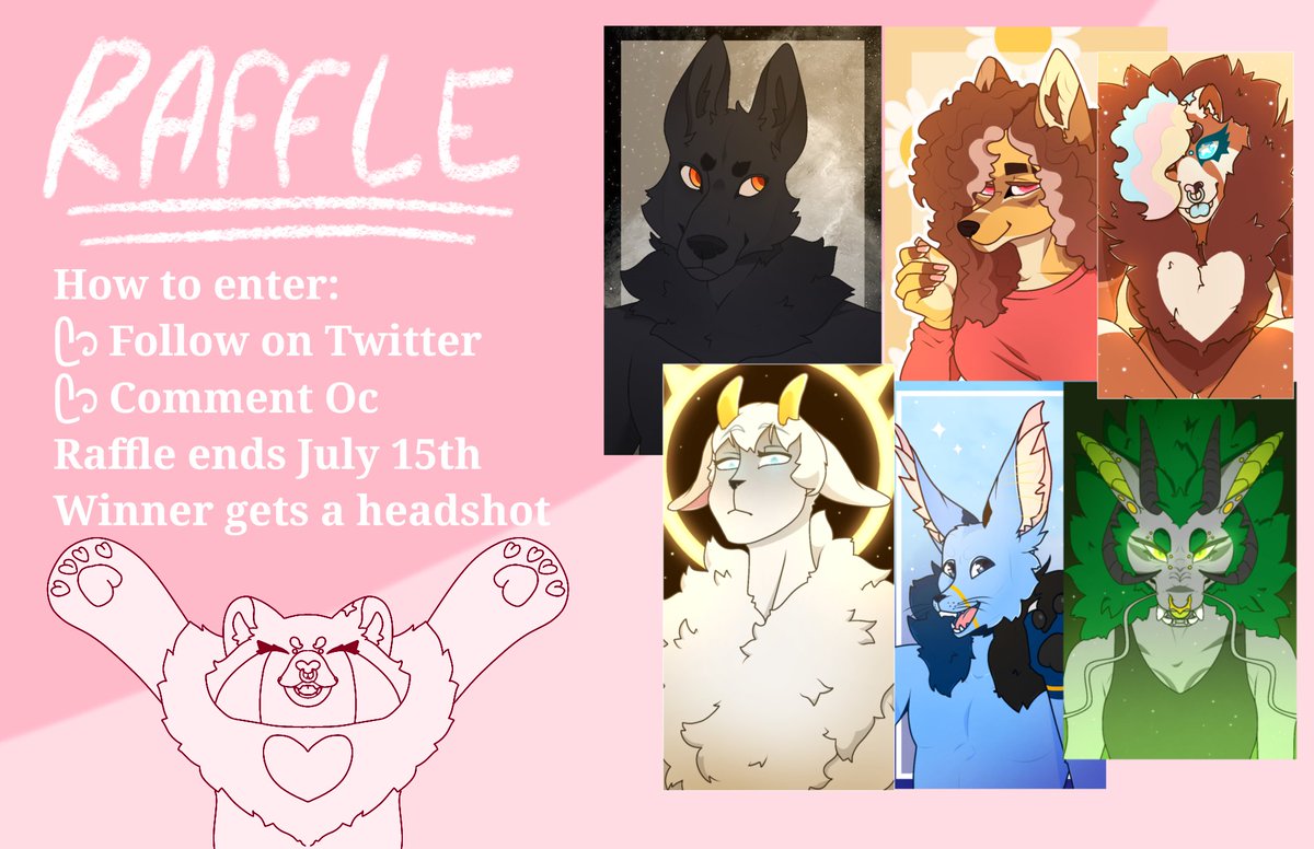 fabel_Rianne's tweet photo. 💗 FREE Art Raffle 💗 

How to enter: 
🌸 Follow 
🌸 Retweet 

🪷 Feel Free to Like 🪷

Winners Prize: 
A fully colored and shaded headshot/bust 

#free #raffle #furry #furryart #headshot #bust #freeraffle #rafflefree https://t.co/d4nOaOoSrf