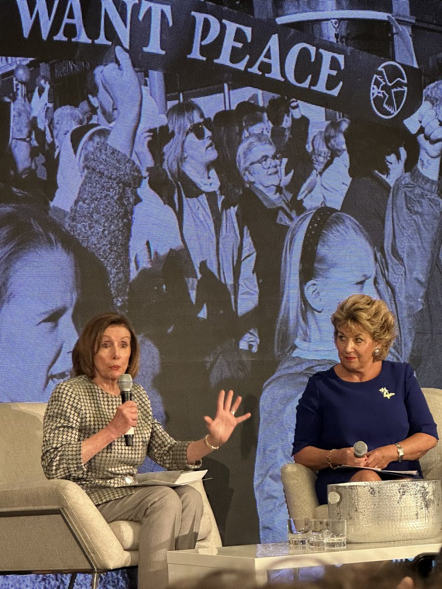 Thank you <a href="/IrelandinSF/">Consulate General of Ireland, San Francisco</a> <a href="/IrelandAmbUSA/">Ambassador Geraldine Byrne Nason</a> <a href="/SpeakerPelosi/">Nancy Pelosi</a> for a fantastic event marking 25 years of the Good Friday Agreement.