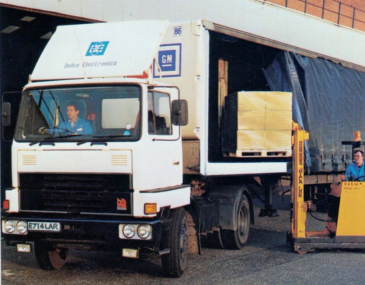 ClubEnthusiasts's tweet photo. Let me explain, My Dad drove Bedfords of many types in his role working for AC Delco in Kirkby (then part of General Motors) for 34 years - here he is driving a TK in the Lorry Driver of the Year competition in the late 60s, and in a badly edited brochure picture in a TM.
#BEC10 https://t.co/mptNwYCT5B