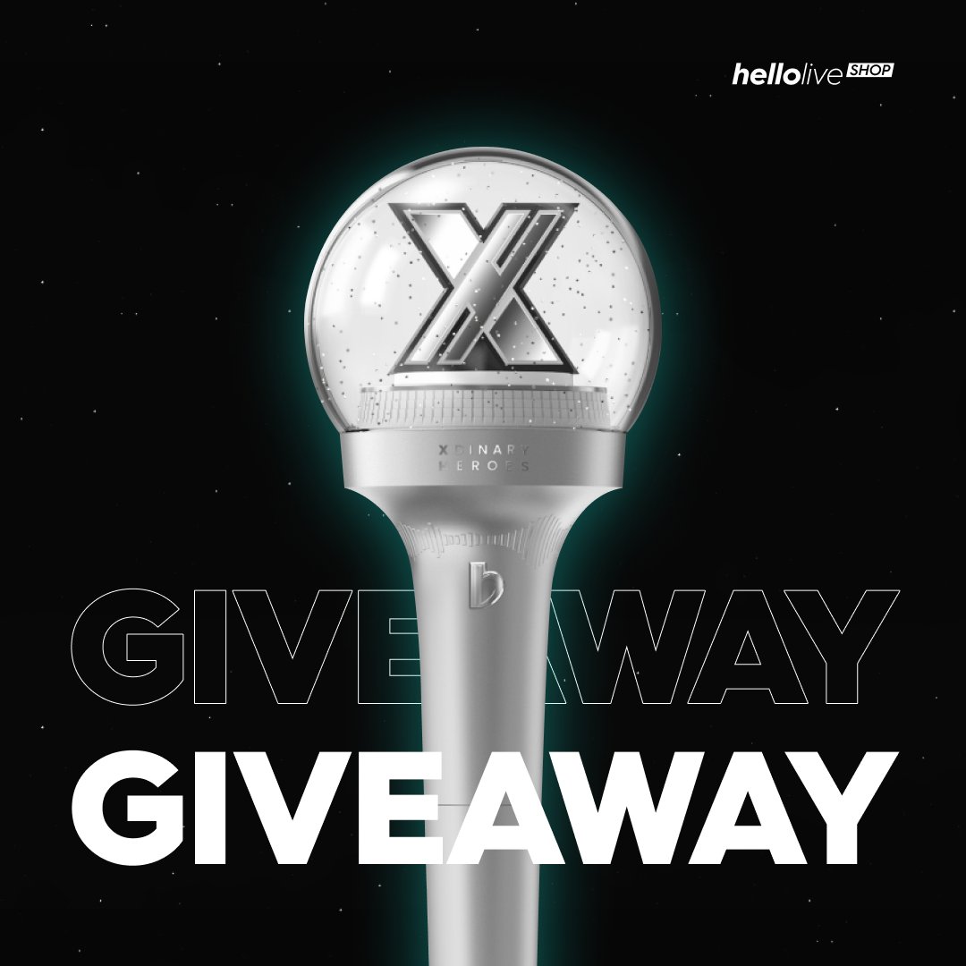 hellolive_shop's tweet image. ✨GIVEAWAY: Xdinary Heroes OFFICIAL LIGHT STICK ✨

📌 Simple Rules:

- Worldwide Giveaway
- 3 Winners
- Like, RT this post and follow us @hellolive_shop
- Tag your friends and comment with your Xdinary Heroes bias!

⏰ The winner announcement will be made on July 10th.
