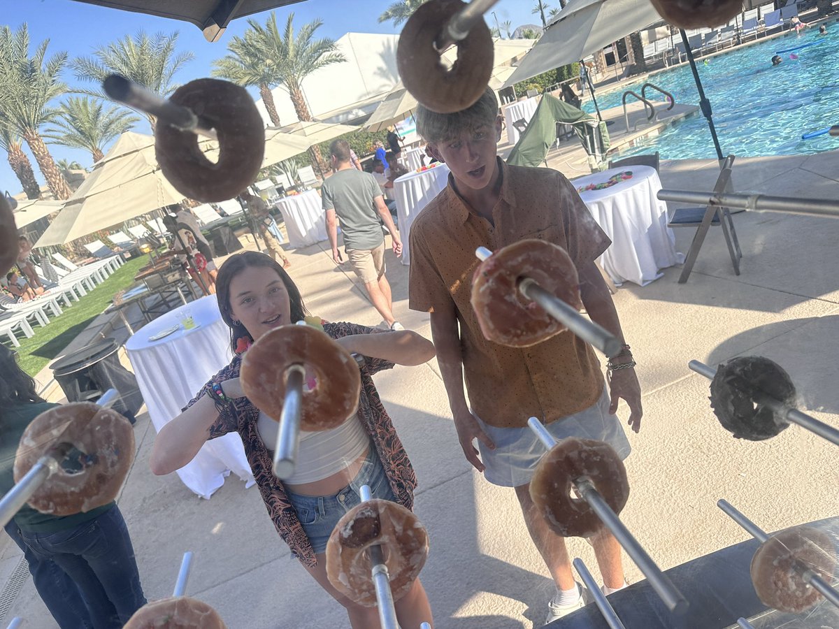 TalkMath2Me's tweet photo. Day 2 was amazing. @DrRosaRivera message was so powerful. #RadicalCare our STEAM walk was so much fun and we loved engaging with participants. Social hour was a blast #DonutWall #HumanizingEducation @RCOE https://t.co/mqHcHfeSJC