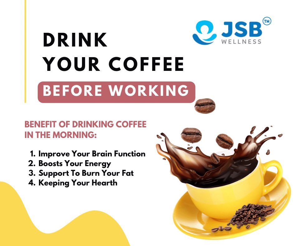 JSBWellness's tweet photo. Drinking coffee at work promotes social interactions. Having coffee present during your meetings can help focus discussions. 

Visit: https://t.co/PFTf5jac3V For More Info

#coffee #work #worktips #health https://t.co/WbXcxCgMJI
