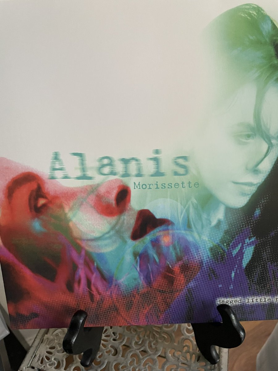Thursday night. Thought I’d spin some Alanis Morrisette ( a lot of these songs sum up my vacation) #vinyl #vinyladdict #vinylcollection #vinylcollector #vinylcommunity #vinyljunkie #record #recordcollection #records #alanis #alanismorrisette #jaggedlittlepill