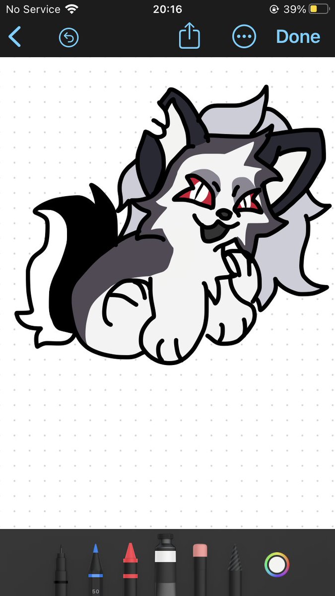 Ember_Trinity's tweet photo. Yes yes I did binge all oh Helluva boss and here’s Loona 
I’m doing some more later, I fg who made the bace sorry https://t.co/4sq7cCywOI