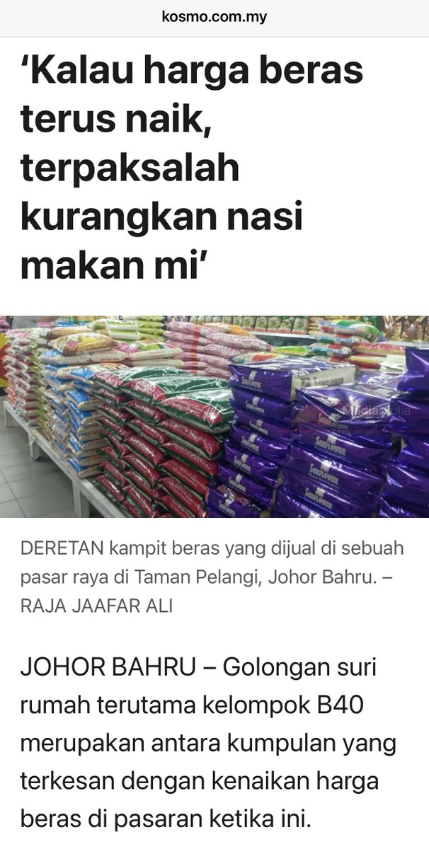 Lain macam KOSMO ni🤭