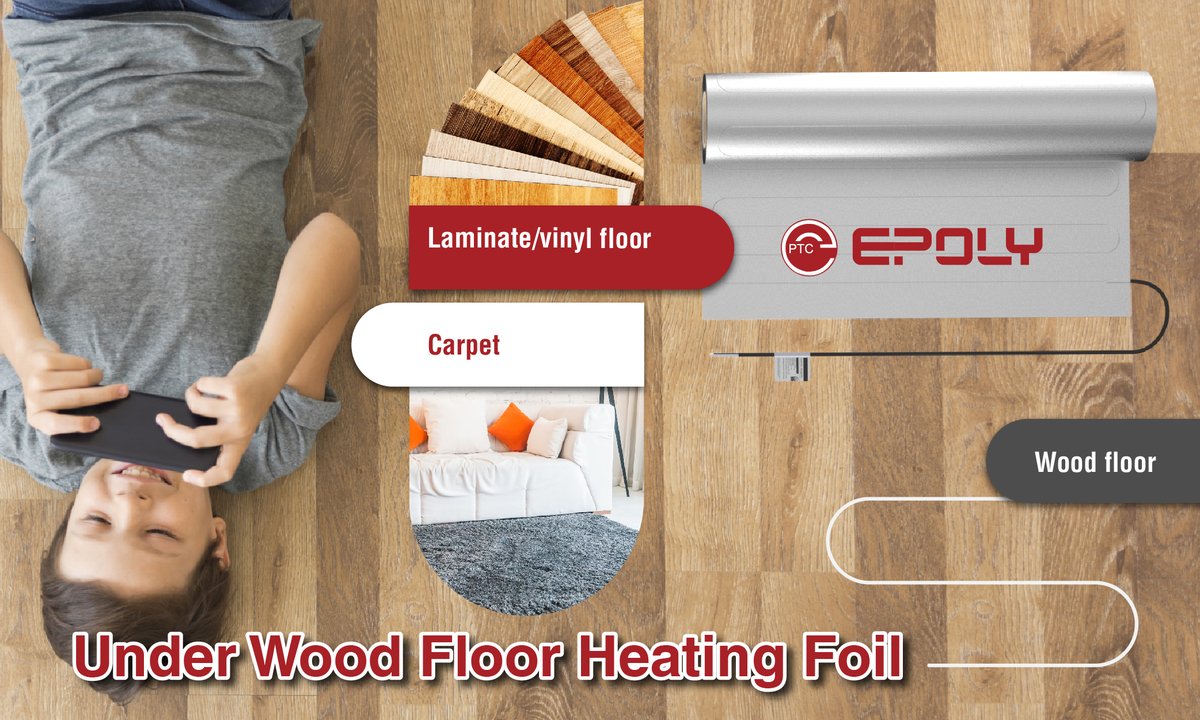 EPOLY_tech's tweet photo. Embrace Warmth with Underfloor Heating Foil
Perfectly Suited for Wood, Vinyl, Laminate Flooring
#floorheating #houseconstruction #laminate #heatingfoil #heatingmat #heatingcable #heattrace #thermal #woodfloor #heatingsystem #EPOLY #endseal #insulation #electrical #vinyl https://t.co/Pt2x04Eqh8