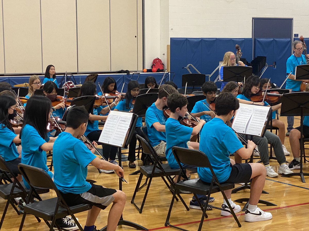 sra_watts's tweet photo. Check on these highlights from our amazing orchestra concert this evening! It’s amazing what these musicians were able to perform after only 7 days at camp! @District_73 #BetterTogether #SummerMusicFun https://t.co/6BH0B889GK