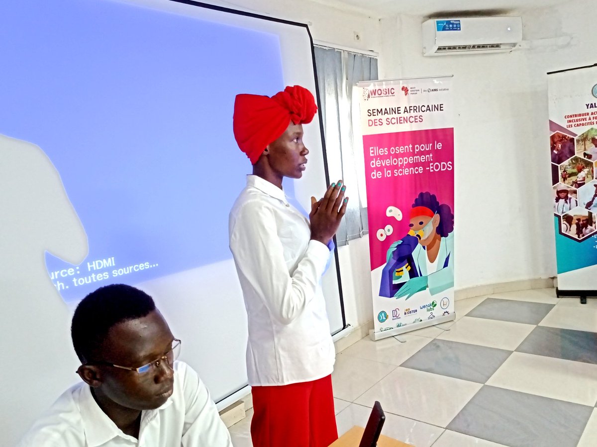 MahamatTraore's tweet photo. It was just Waouu!😊
Le projet "Elles osent pour le développement de la science"#eods à l'occasion Semaine africaine des sciences édition 2023 du @NextEinsteinFor
Ça n'a pas été facile mais ce qui est sûre est que j'ai énormément appris!
WOSIC
#womanlead https://t.co/6XzNqTxxLu