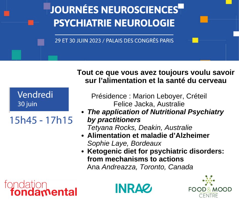 [La Fondation FondaMental vous invite aux JNPN 2023 !]

💡Tout ce que vous avez toujours voulu savoir sur l’alimentation et la santé du cerveau !

🤝 Ensemble, soutenons l'innovation en psychiatrie
Faites un don à la Fondation FondaMental