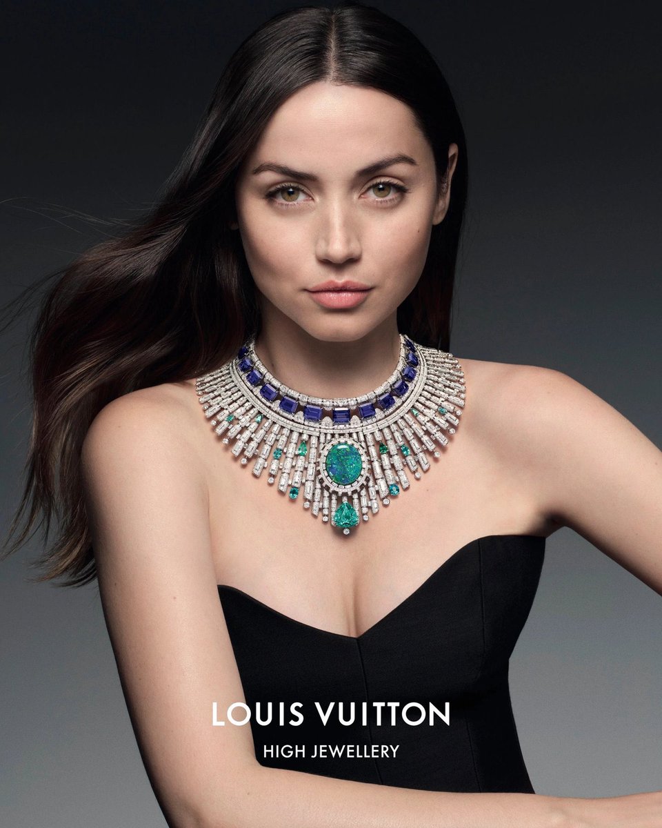 Ana de Armas for Louis Vuitton High Jewelry.