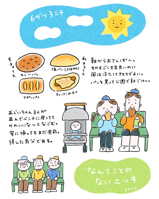 こちらは絵日記部門💁書くのも見返すのも楽しい!ちなみに日記を書くことは小学生の頃からの習慣となっています 