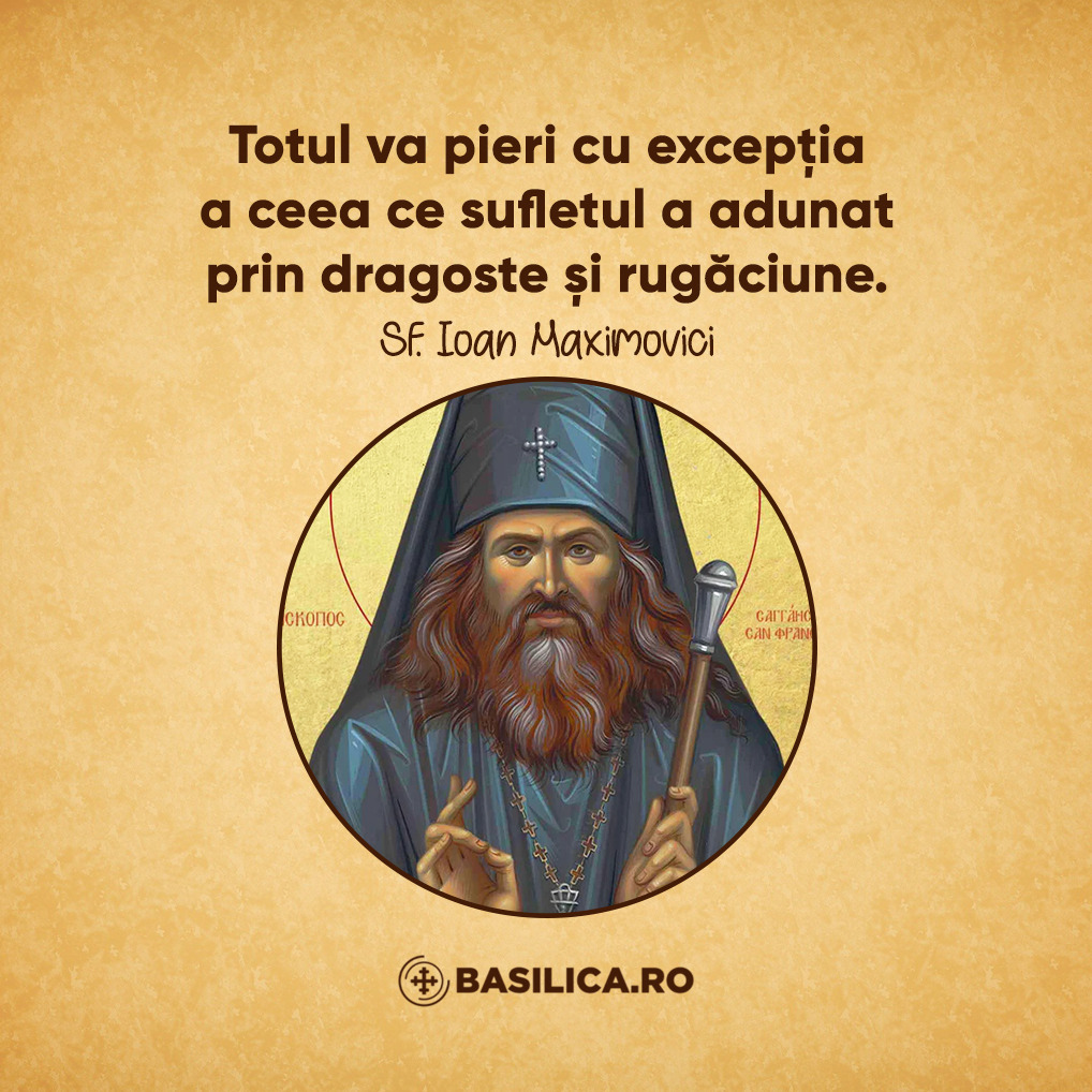 Sfântul Ioan Maximovici a fost canonizat în data de 2 iulie 1994.