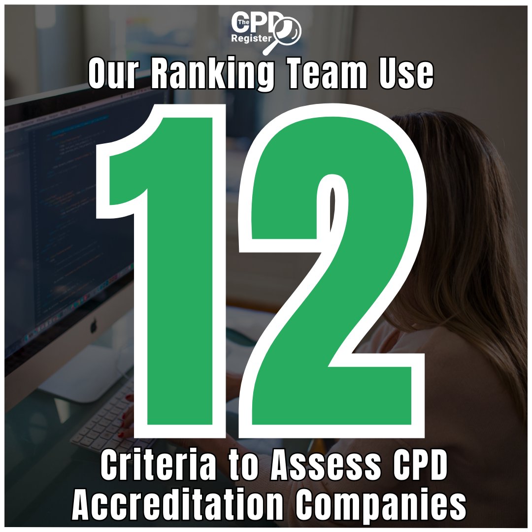 Our team rank CPD Accreditation Service Providers against 12 fundamentals to ensure that a  high standard of learning is achieved for all who consume CPD! ✅

Check out our Rankings on our website now- bit.ly/42AlKG3 

#cpdaccreditation #cpd