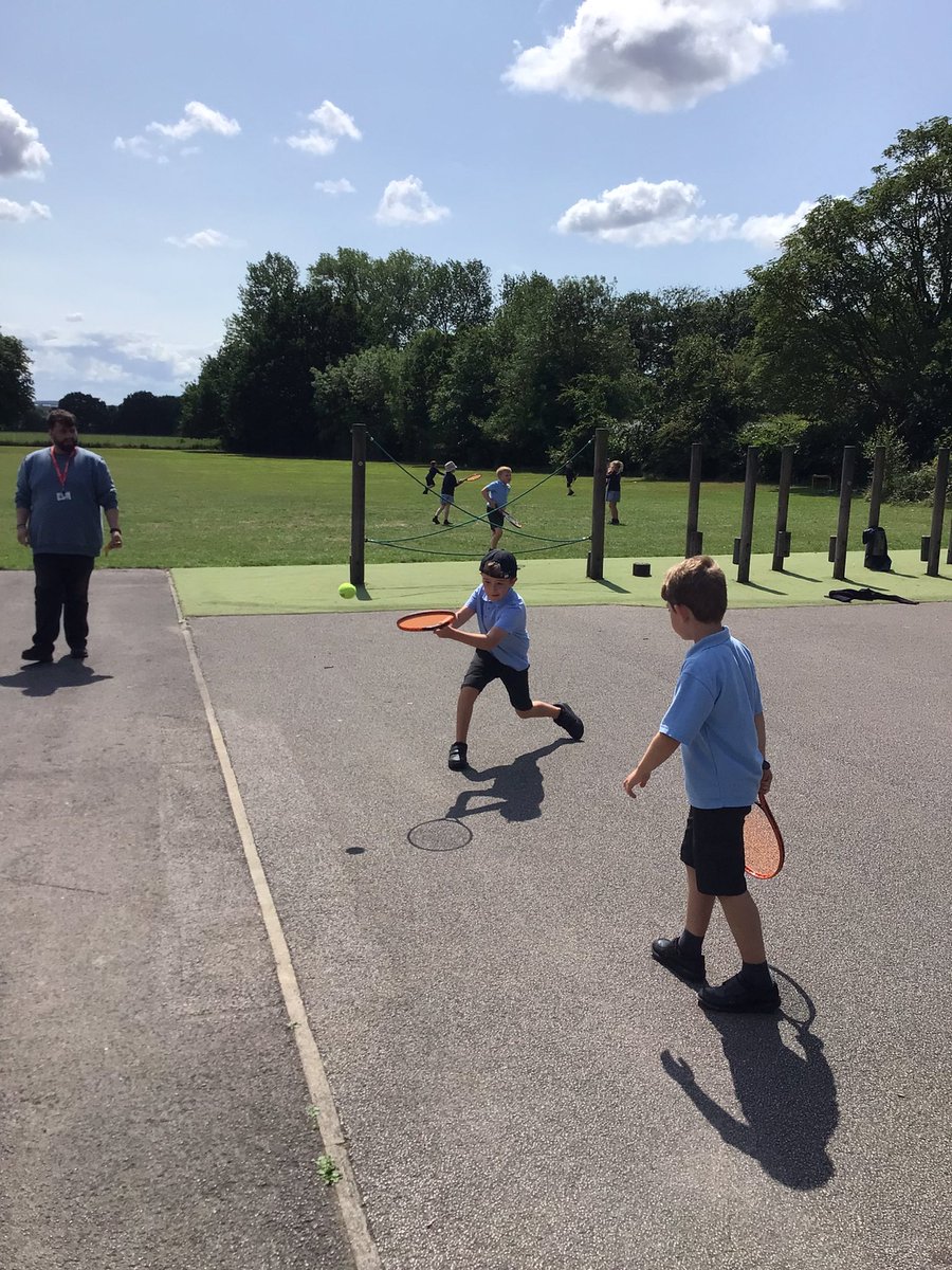 Year1_GV's tweet photo. This week, Year 1 have loved showing off their Tennis skills to celebrate Wimbledon #PeriPower #wimbledon2023 https://t.co/9tgCnVVycN