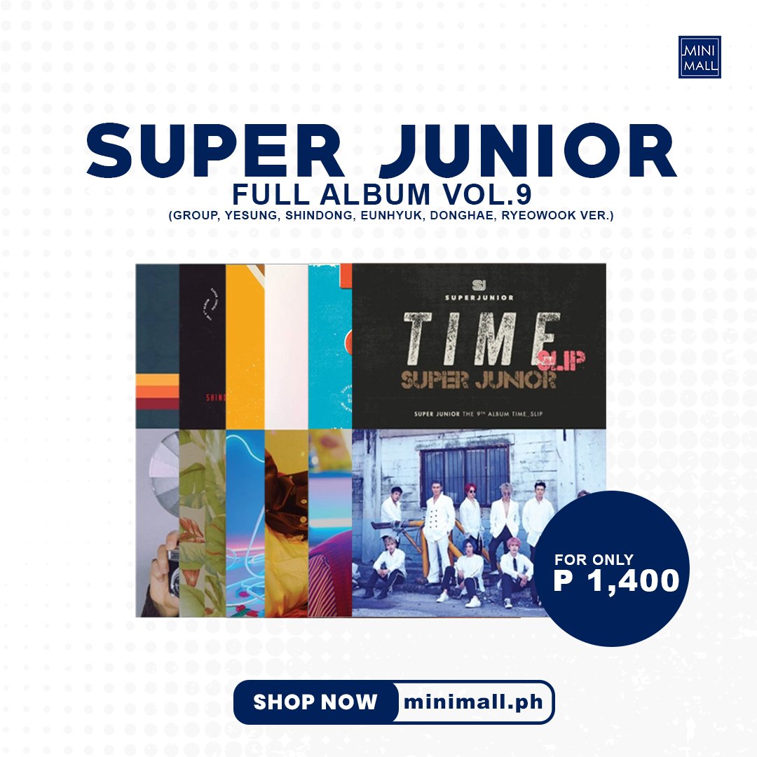 SUPER JUNIOR has captured the hearts of K-pop fans all around the world with their incredible music and captivating performances.

Now, you can showcase your love for the legendary group with our amazing merchandise.

Visit our website at minimall.ph for more.