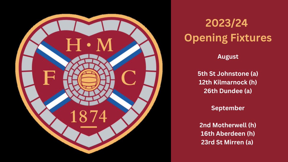 🚨 #cinchSPFL fixtures announced ‼️ 

Here’s our opening 6 games 👇 

#HMFC 🇱🇻
