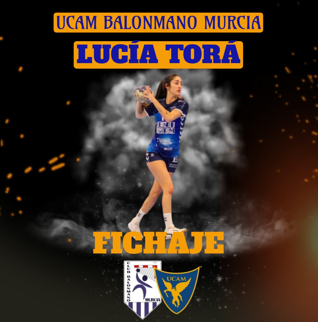 📣Lucia Torá formará parte de nuestro equipo de #DHPF UcamBm Murcia. La jugadora procedente de Benidorm es una lateral fuerte, inteligente y resolutiva. La rapidez y la eficacia en la defensa son características que completan su juego. 🤾🥅🔝