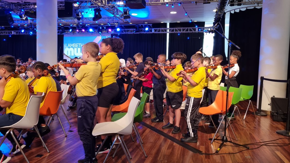 We are really proud of our Year 5 pupils who took part in the @LambethMusicService Musitrax Festival where they showcased their talents on the cello and violin at #RoyalFestivalHall #strivingforexcellence #enrichment