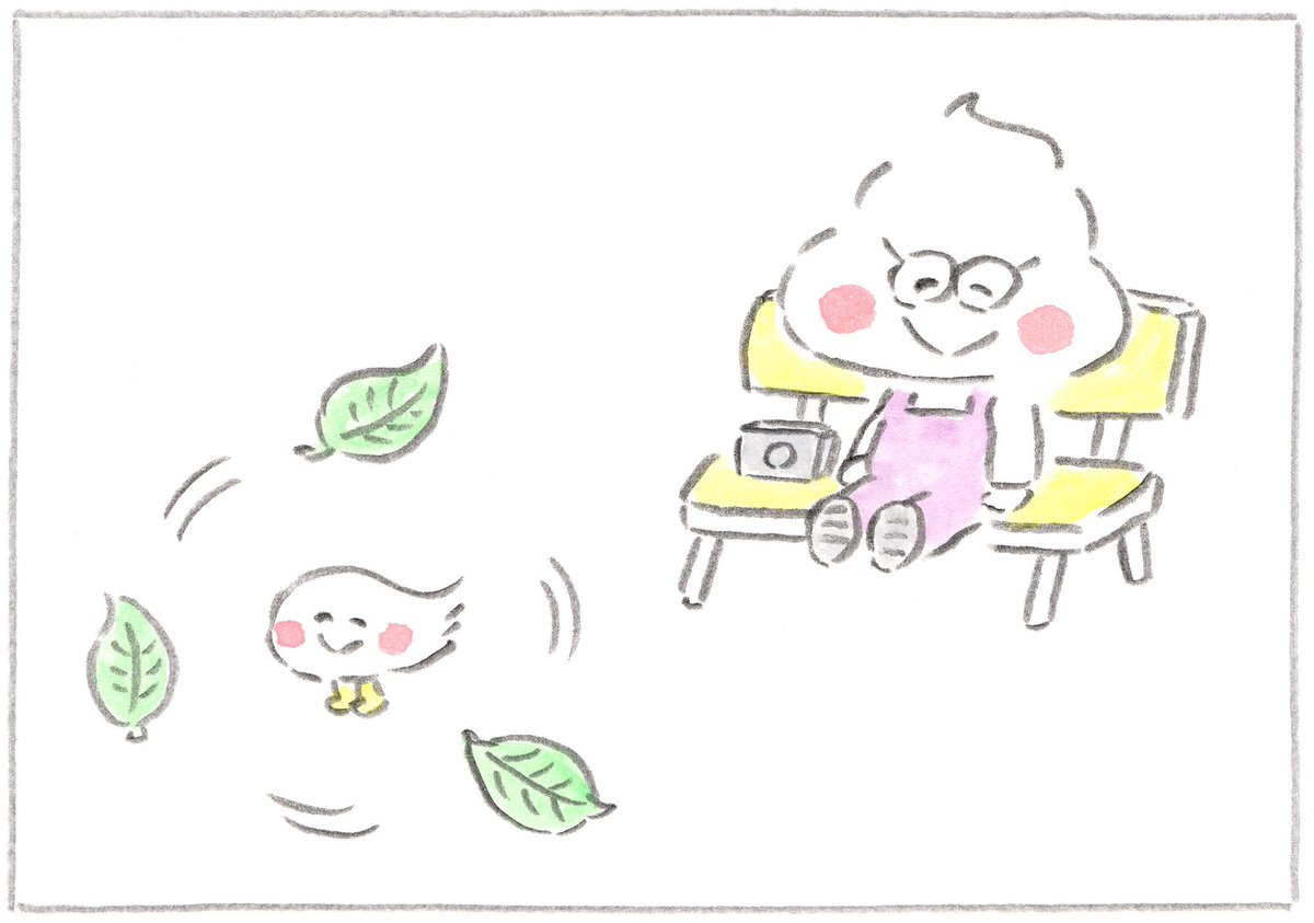 まんが『うんころもちくん』
第5話「シャッター」 