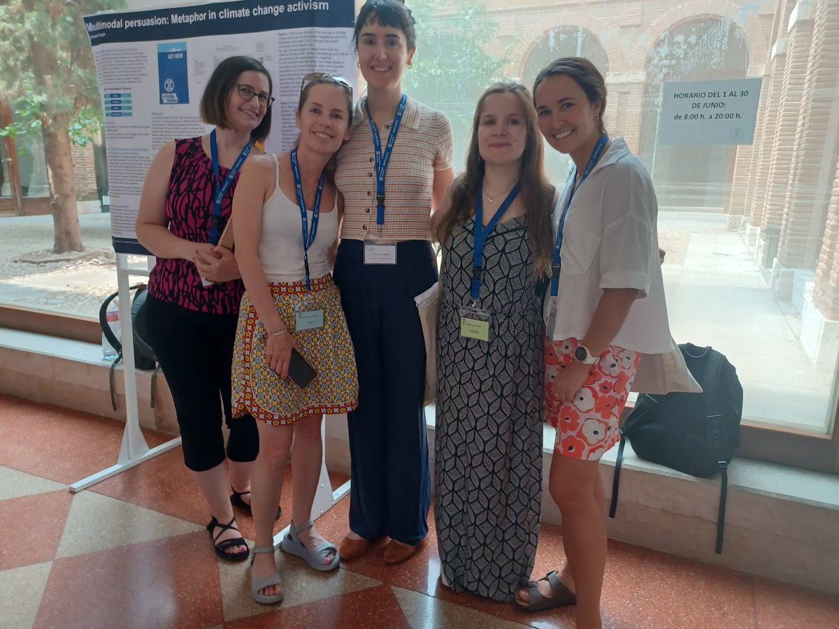 NiamhAOD's tweet photo. When the #climatediscourse and #metaphor gang find each other at @RaAMconf 🥰 @AshleyRiggs_TS @anais_auge @EliseStickles + Kimberly https://t.co/V2rY3gNnXN
