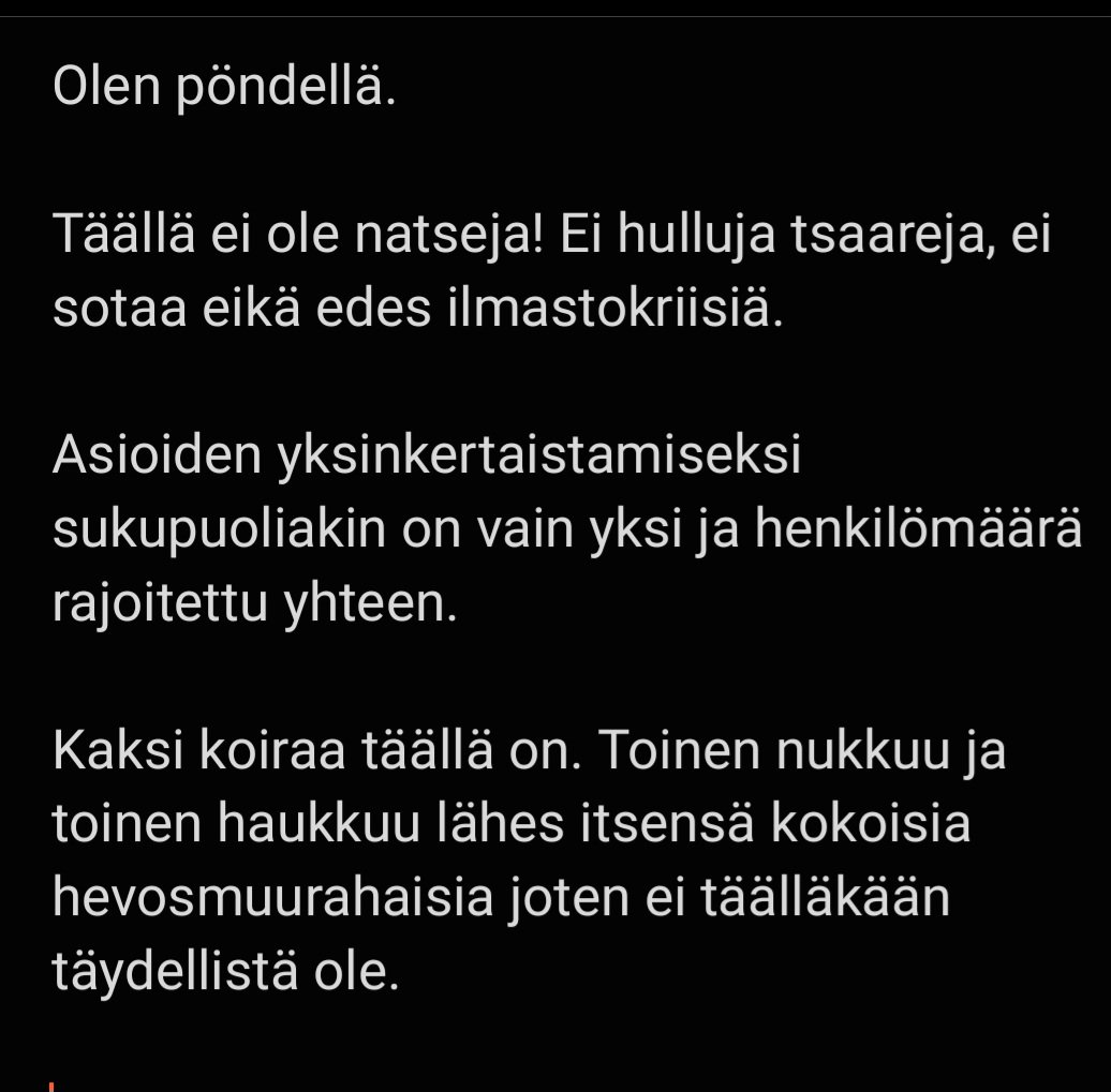 Mökkipäiväkirja, merkintä 30.6.2023