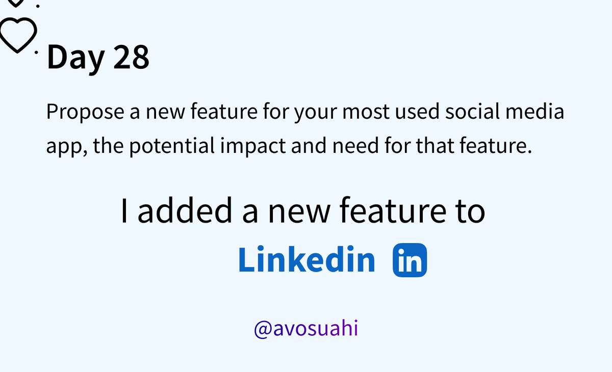 Day 28 of #designclanchallenge #designclan 
Task: Propose a new feature for your most used social media app, the potential impact and need for that feature. I added a new feature to 
Linkedin.  I added a search button to the saved posts section.
A thread⬇️