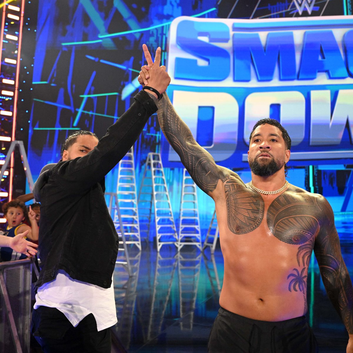 WWEAustralia's tweet photo. #TeamRoman or #TeamUsos? #MITB https://t.co/Xl1lj1dJhA