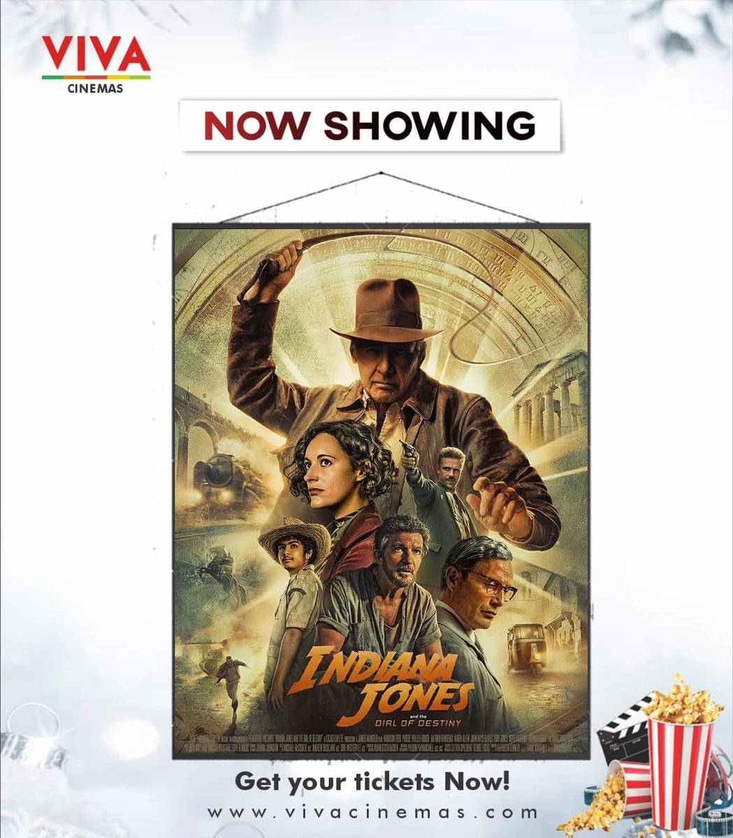 Get ready for an epic adventure with Indiana Jones and The Dial of Destiny. Now Showing in Vivacinemas Nationwide. Book Tickets: vivacinemas.com #Vivacinemas #vivaexperience #movies #moviestogether #NowShowing #indianajones #indianajonesandthedialofdestiny