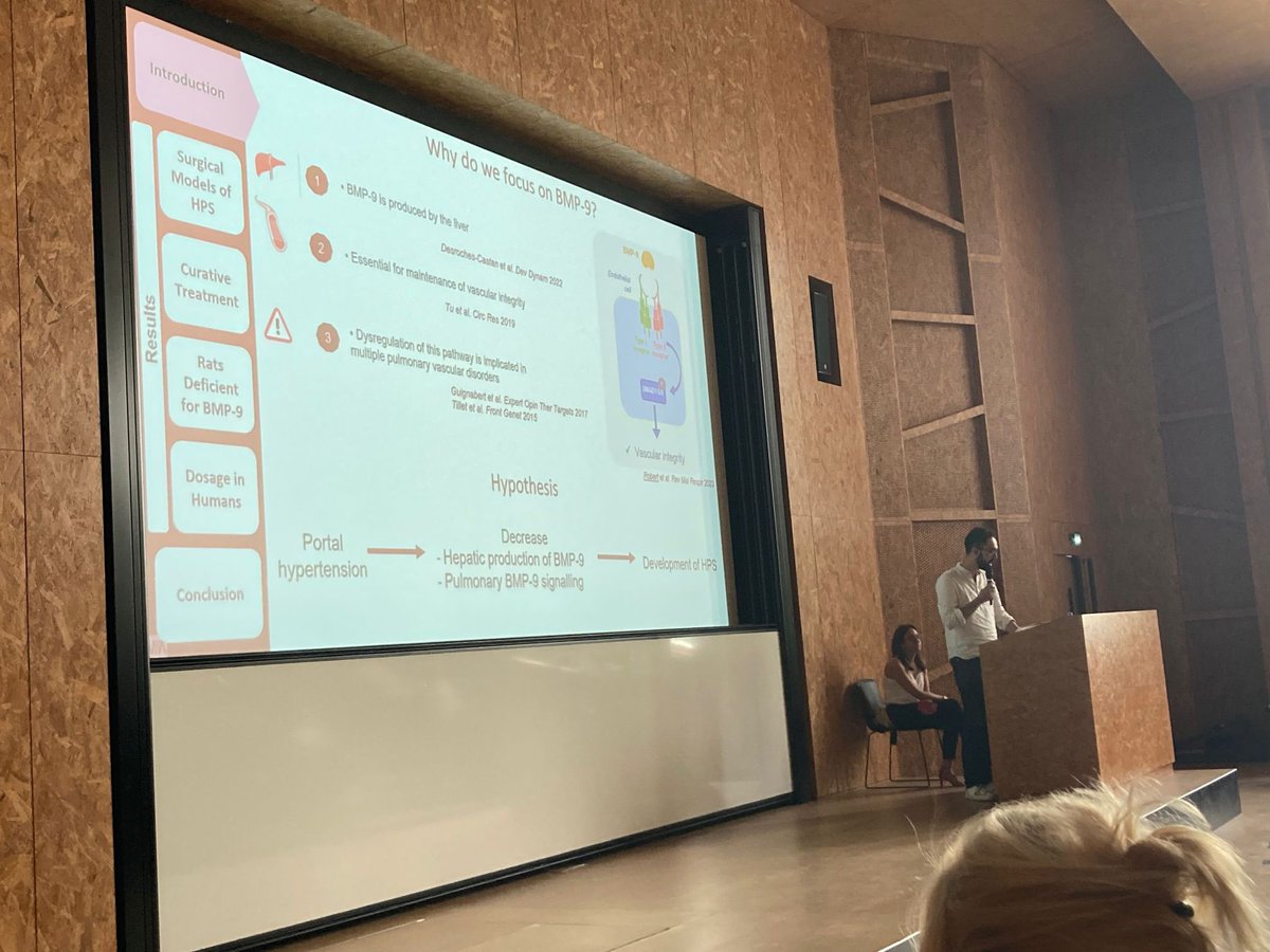 GuignabertLab's tweet image. Bravo à Fabien Robert pour avoir remporté le prix de la #meilleure présentation orale à la journée de l’école doctorale IFTA ! Il a présenté son projet de thèse :Rôle du BMP9 dans le syndrome hépatopulmonaire 
@InsermU999 @UnivParisSaclay @InsermIDF