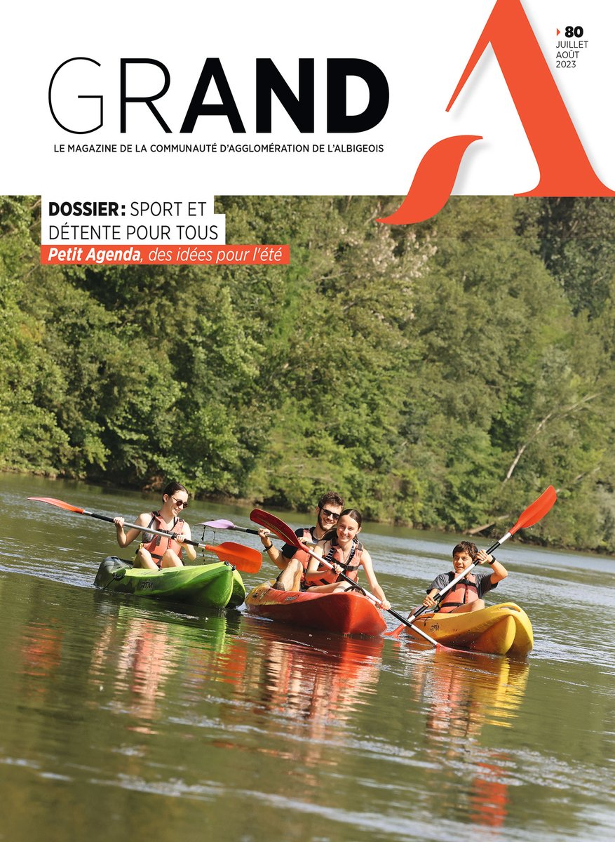 📚 Quelle lecture pour débuter l'été ? Grand A 80 de juillet-août bien sûr ! Le nouveau numéro du magazine du #grandalbigeois est en ligne 👉 bit.ly/lireGA80

#granda #albi #vendredilecture #pressterr