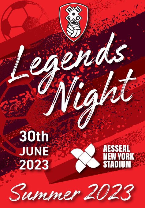 Exactly 1 year ago today I had my Stem Cell Transplant to help in the treatment of my cancer. Along with ongoing Chemotherapy  will prolong my life as Myeloma is incurable. So to Celebrate, I’m off to the #RUFC Legends night to help @kevjohnson77 raise ££’s for Rotherham Hospice