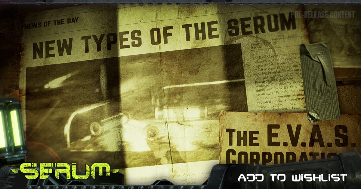 In a world plagued by The Blight, EVAS emerged as a pharmaceutical savior. 

But as I dig deeper, I uncover a web of secrets that link them to a global catastrophe. Brace yourself for a mind-bending journey through truth and deception. 

👉 tinyurl.com/bd7eeptp

#Serum #Devlog