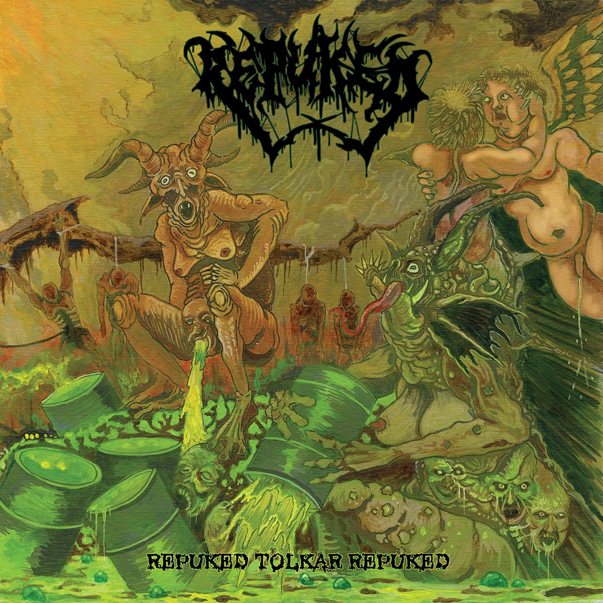 repuked's tweet image. New 12" split out now!!
Total overdose of filthy death metal!

Order here:
lycanthropic.de/shop/depressio…