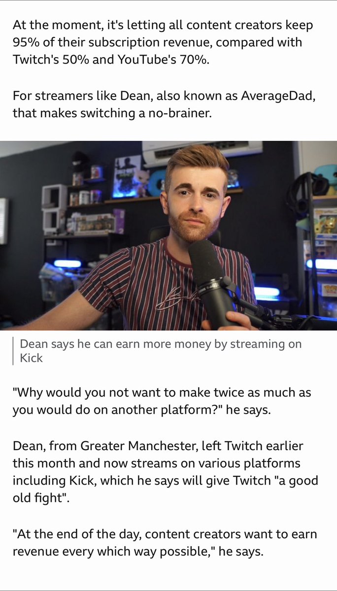 AverageDadLive's tweet image. Your boy here on BBC News!! 

Big feature for me and proud to be repping @KickStreaming 

@Svntvmvriv, @Trainwreckstv @StakeEddie 

bbc.co.uk/news/newsbeat-…