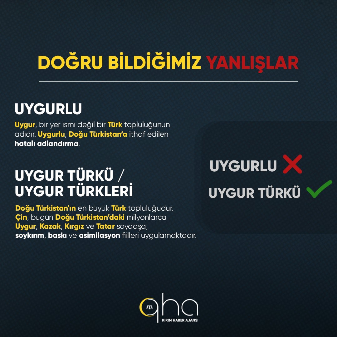 <a href="/GunerUlusoy/">Kaan Güner Ulusoy</a> Uygurluyu değil!
Doğu Türkistanlı olacaktı!