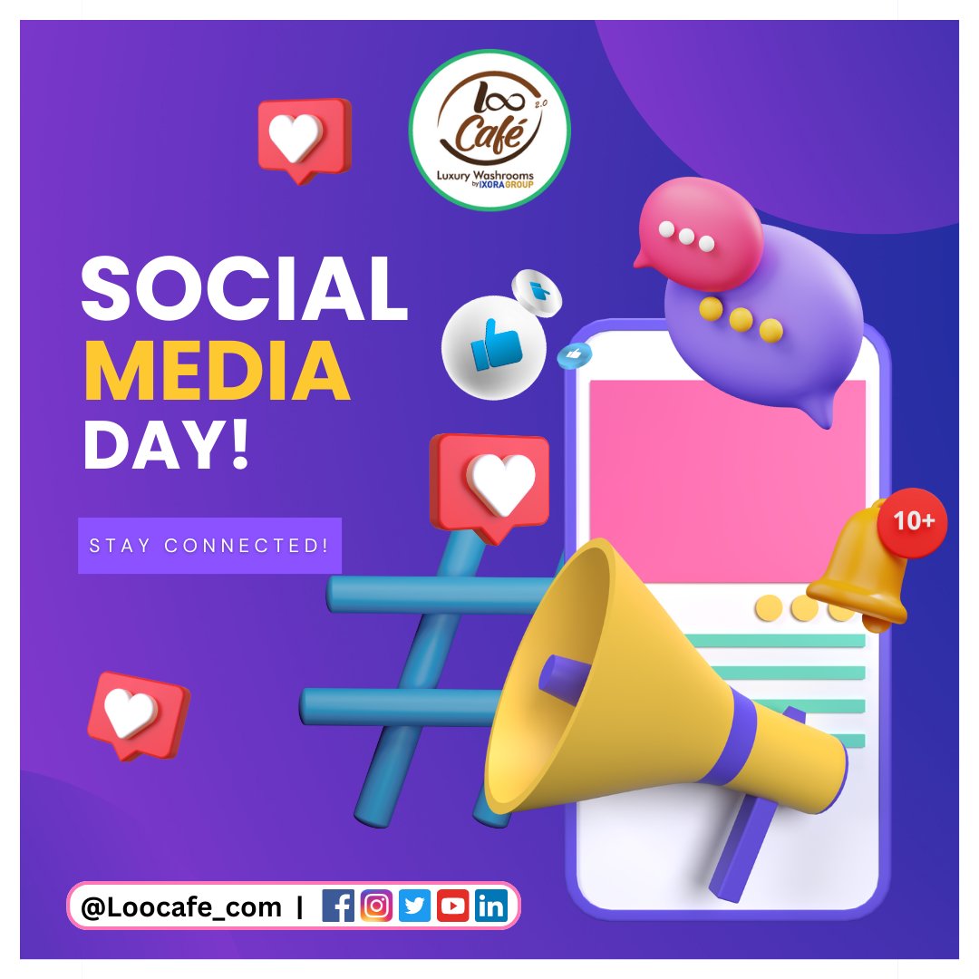 Embracing the power of connection on #SocialMediaDay! 🌍💻✨ Let's celebrate the digital realm that brings us closer, bridges gaps, and spreads positivity. 🤝💙📱
Happy Social Media Day!🤍

#loocafe #DigitalConnection #VirtualCommunity #SocialMediaLove #OnlineAdventures…