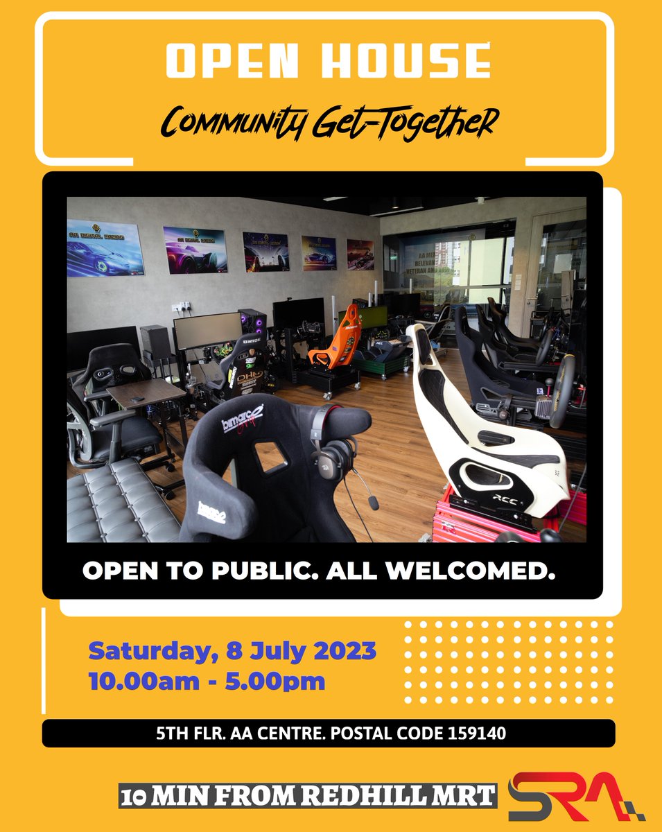 It’s time again for an Open House. Looking forward to seeing whoever wants to catch up next Saturday at the Association