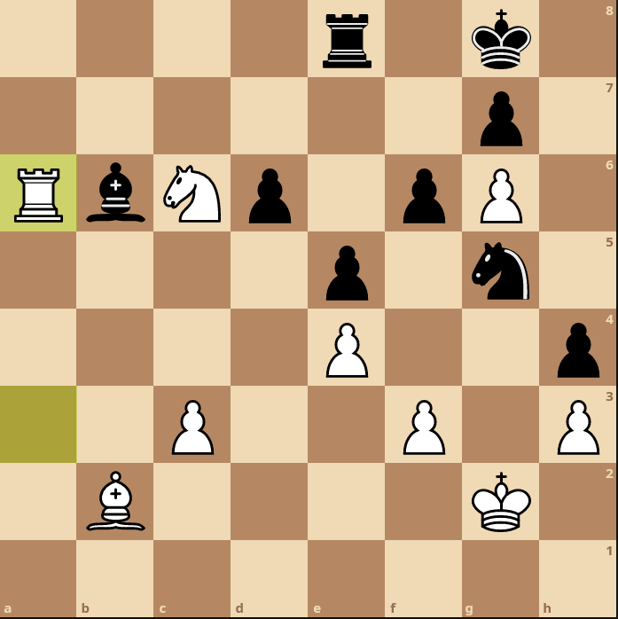 #quotichess <a href="/Cm1Cm2Pasteur/">Classe De CM</a> Bonjour, nous avançons notre tour en A6. A vous de jouer.