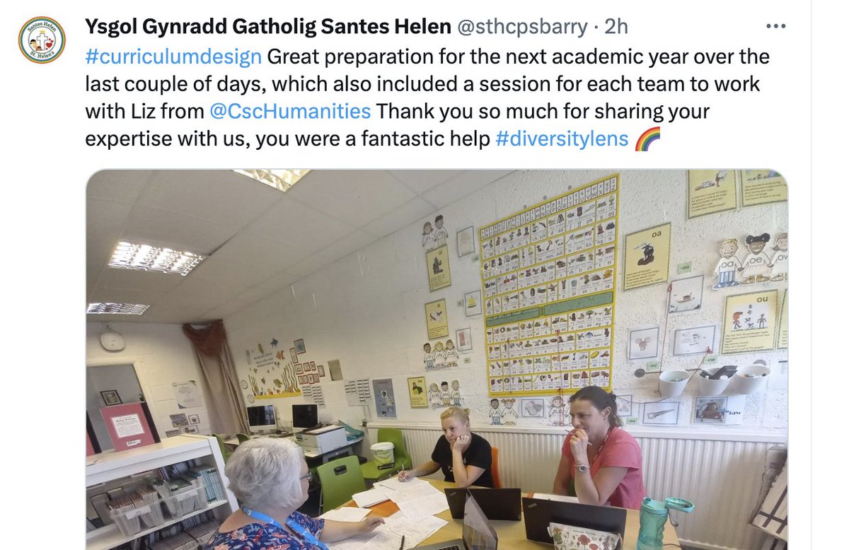 It was lovely to meet you and your teachers!
@CSCJES #strongertogetherCSC  #cryfachgydangilyddCCD