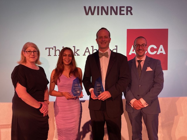 Delighted to have won Professional Body of the Year and Comms Campaign of the Year for Accounting for a better world at the International Accounting Forum &amp; Awards. Testament to the work of our members and efforts of our team.  #IAFA23