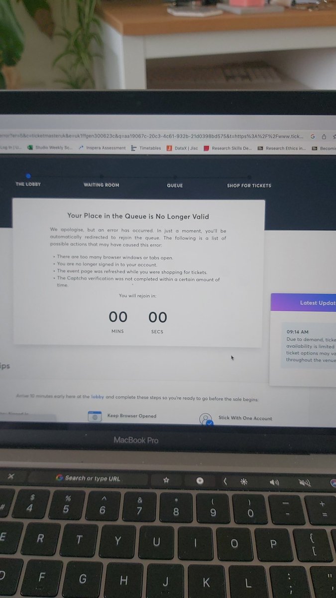 LoraRoberts's tweet photo. @TicketmasterUK what's the point like. https://t.co/oWcDd3w9V3